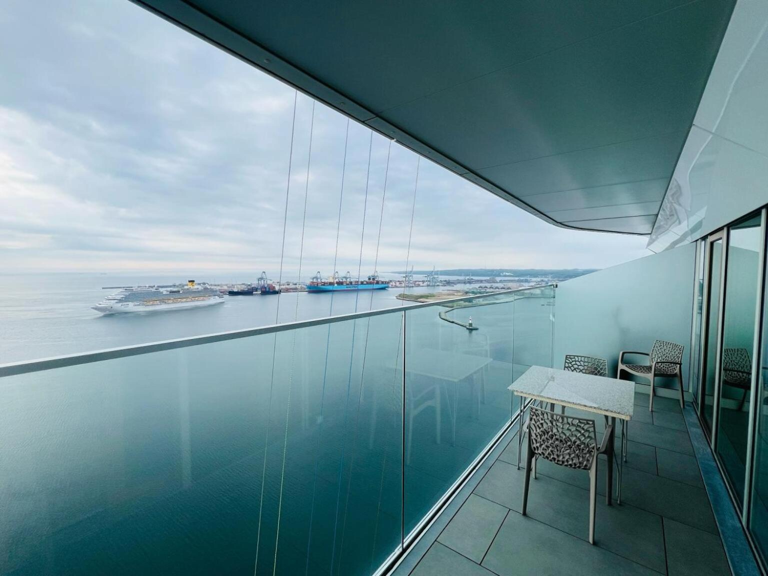 26-Etage Lejlighed Med Utrolig Havudsigt Arhus Ngoại thất bức ảnh