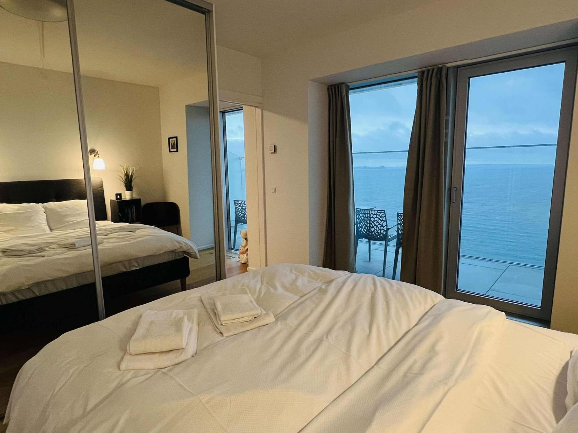 26-Etage Lejlighed Med Utrolig Havudsigt Arhus Ngoại thất bức ảnh