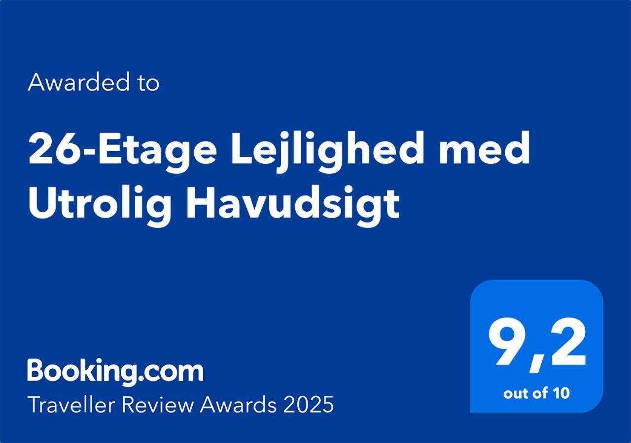 26-Etage Lejlighed Med Utrolig Havudsigt Arhus Ngoại thất bức ảnh